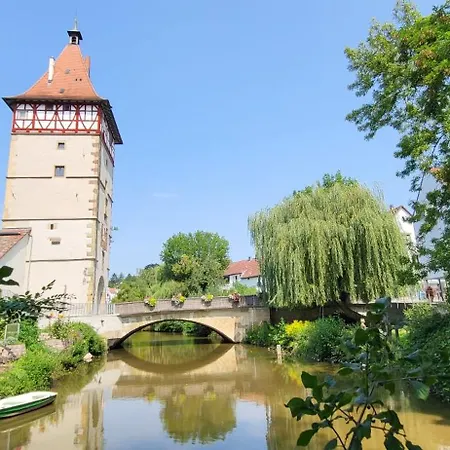 公寓 Mhq Im Historischen Fachwerkhaus Mit Terrasse In